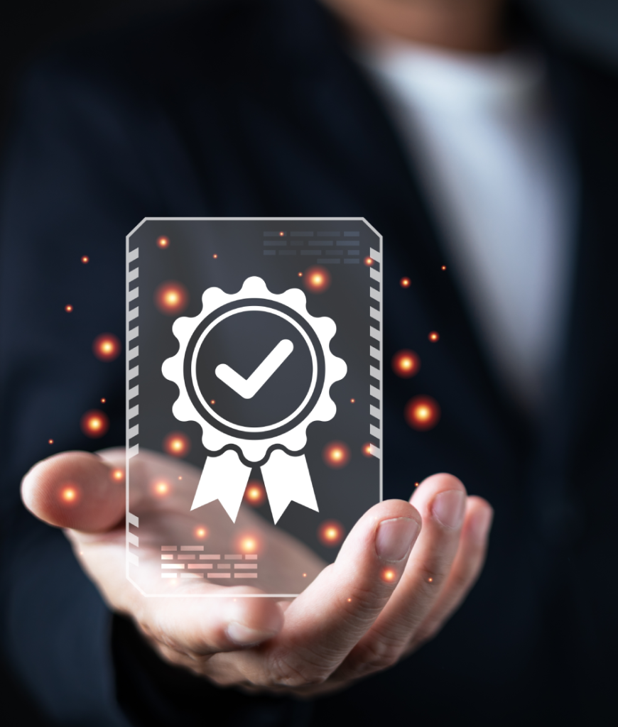 Una vista panorámica abstracta del horizonte de una ciudad con rascacielos, presentada